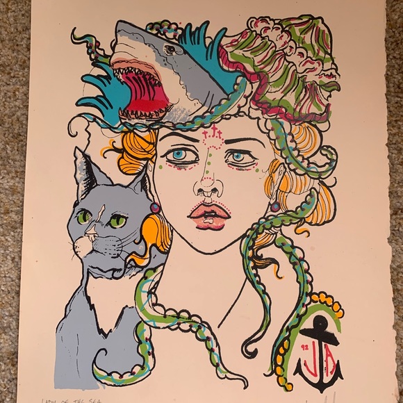 “Lady of the Sea” – Limited Edition Art Print (14” x 11.5”) - Picture 2 of 2
